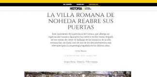 La reapertura de Noheda y su «espectacular mosaico figurativo», protagonista del National Geographic