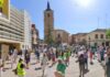 Manifestación contra la instalación de una macrogranja en Quintanar del Rey