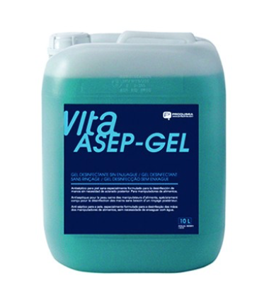 Gel alcohólico Vita Asepgel 10 Litros (del que huele bien)