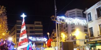 Alumbrado navideño en Cuenca