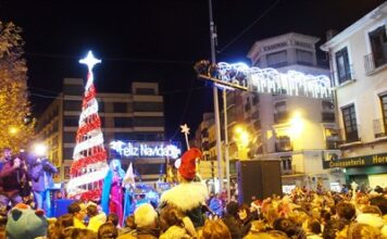 Alumbrado navideño en Cuenca