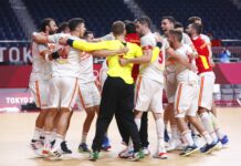 Selección de balonmano en Tokio | FOTO: RFEB