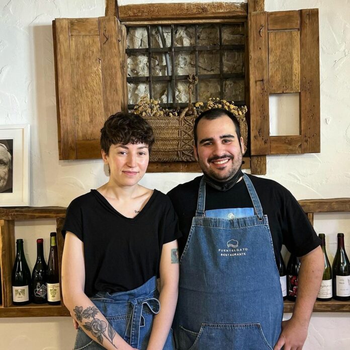 Olga García y Alejandro Paz del resturante Fuentelgato