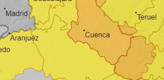 Ejemplo de un mapa de avisos