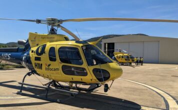 Imagen de archivo de un helicóptero de Infocam.