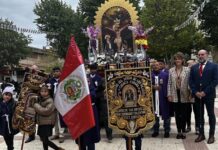 De Lima a Cuenca: el peruano Señor de los Milagros procesionará el domingo en Casablanca