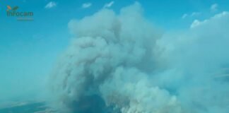 Imagen de archivo del incendio de Valverdejo