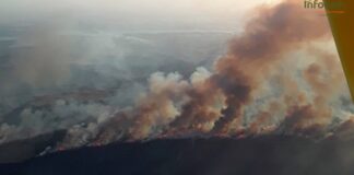 Imagen del incendio de Valverdejo