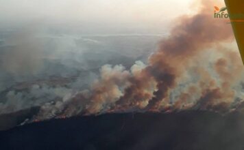 Imagen del incendio de Valverdejo