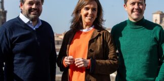 Núñez junto a Fúnez y Velázquez
