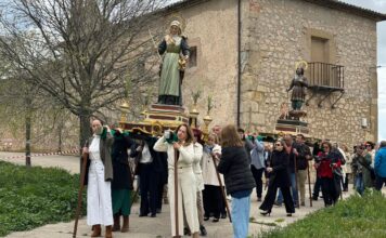Procesión junto a la ermita de San Antonio El Largo. Foto: Ayuntamiento de Cuenca