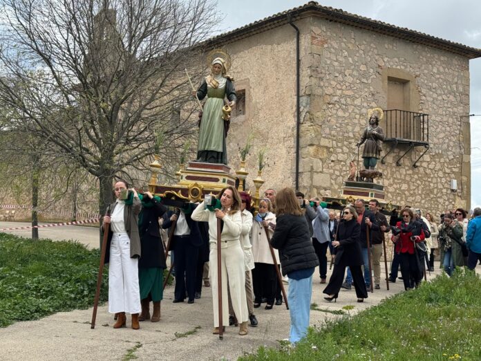 Procesión junto a la ermita de San Antonio El Largo. Foto: Ayuntamiento de Cuenca