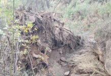 Daños en Las Chorreras tras la DANA
