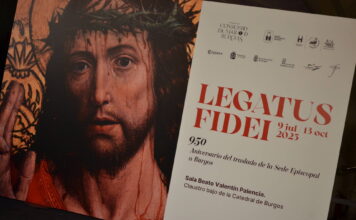 Cartel de la exposición. Foto: Archidiócesis de Burgos