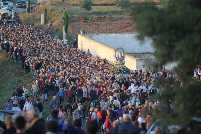 Subida de la Virgen. Foto: Raúl Turúegano S