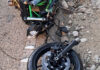 Herido el conductor de una moto tras salirse de la vía en el Camino de San Isidro
