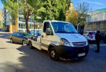 La Policía Local recupera un vehículo que había sido hurtado horas antes