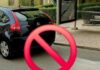 Nuevo aviso para no estacionar en la parada de bus de la Fuente del Oro: “Provoca retrasos del servicio”