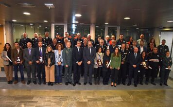 La Junta reconoce a tres voluntarios y cuatro agrupaciones de Protección Civil de Cuenca