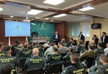 Guardias civiles de Cuenca se forman en labores de seguridad ante fallos en instalaciones eléctricas