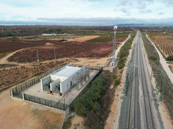 Subestación eléctrica_LAV Madrid-Valencia_Corredor de Levante