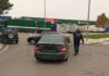 Accidente en el Polígono Cuberg por no usar el carril correcto en la rotonda