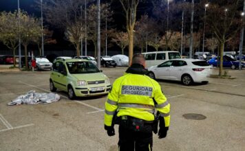 Vigilantes de la Estación de Alta Velocidad localizan un coche que fue robado el viernes en Cuenca