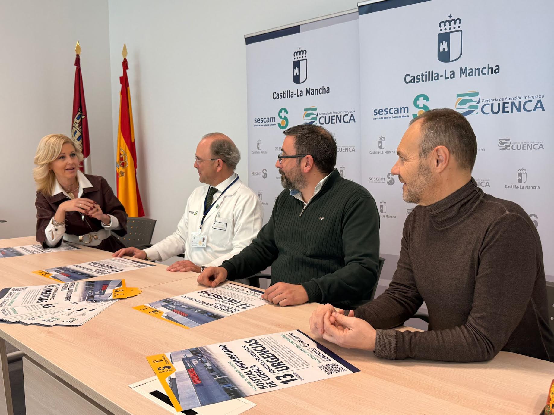 La hostelería conquense apoyará la difusión del fin del traslado al Nuevo Hospital con carteles informativos