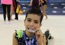 El conquense Juan Villagarcía, subcampeón de España de gimnasia rítmica masculina