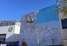 Un mural de arte urbano decorará la sede de la Delegación de Hacienda y GEACAM