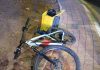 Atropellado un ciclista de reparto en la rotonda de la confluencia de Hermanos Becerril y la calle Orégano