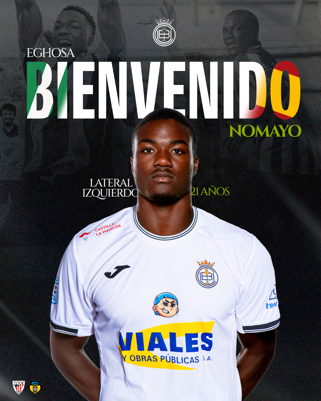 El Conquense ficha al jugador del Athletic Club Eghosa Nomayo