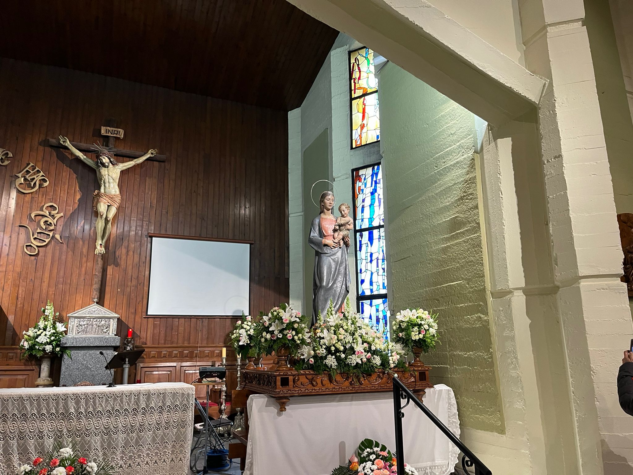 Suspendida la procesión de la Virgen de la Paz por la lluvia