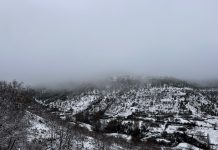 La nieve deja a dos alumnos afectados en la ruta escolar de Valdemeca a Cañete