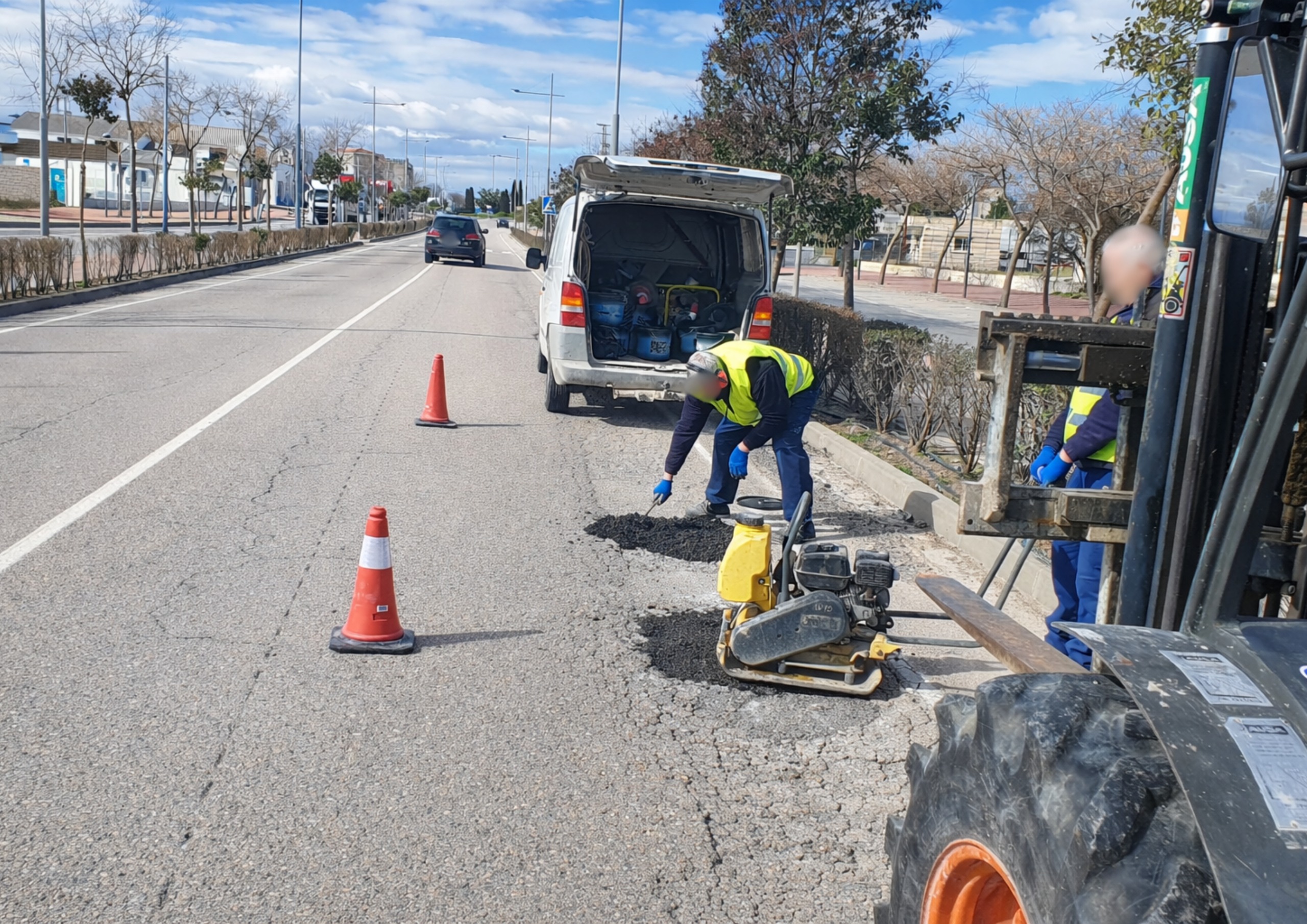 Tarancón inicia un plan de reparación y limpieza tras el temporal de borrascas