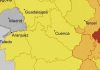Aviso amarillo por fuertes rachas de viento en toda la provincia