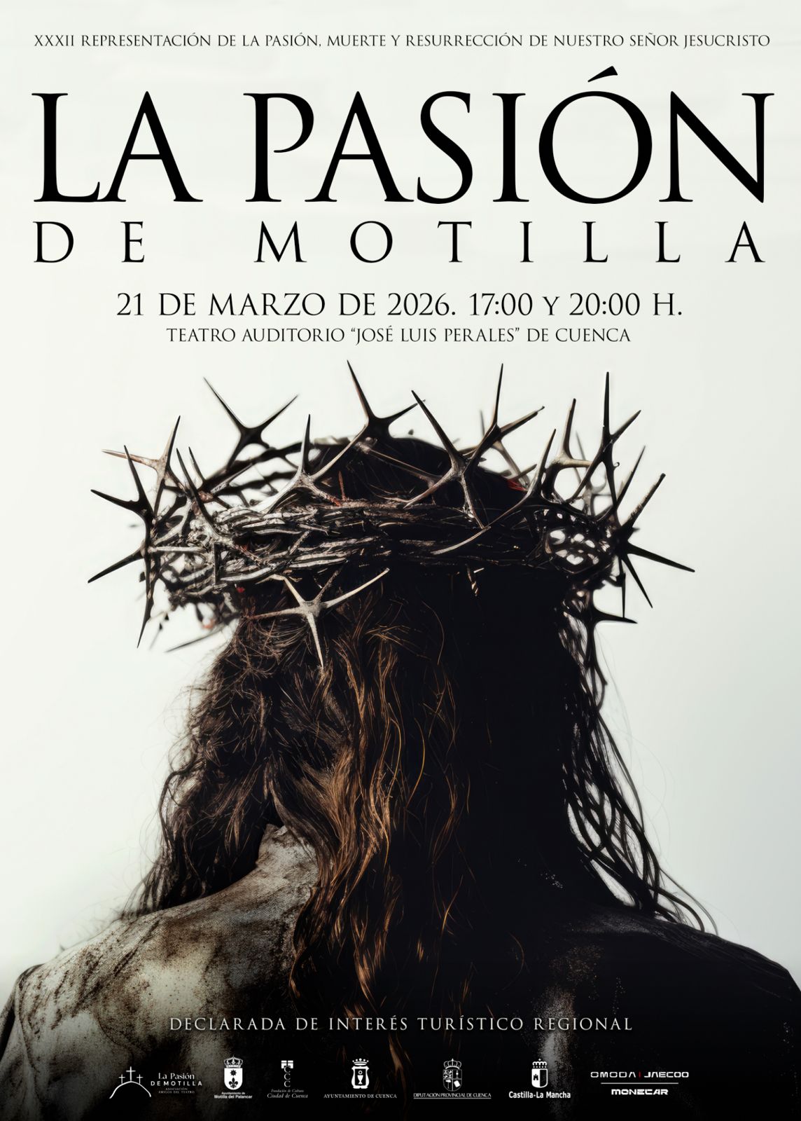 Un cartel que invita a seguir a Jesús: así es la imagen de la Pasión de Motilla para su actuación en Cuenca