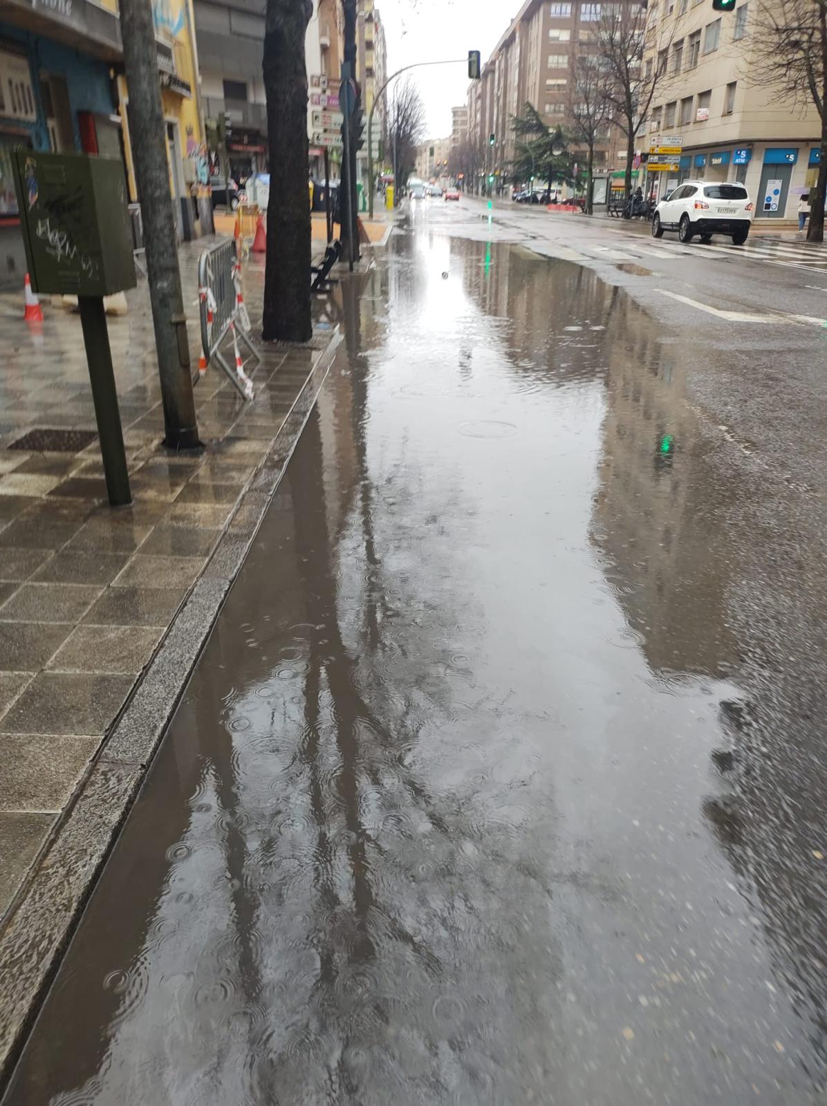 Fermín Caballero contará con un nuevo imbornal para evacuar correctamente el agua de lluvia