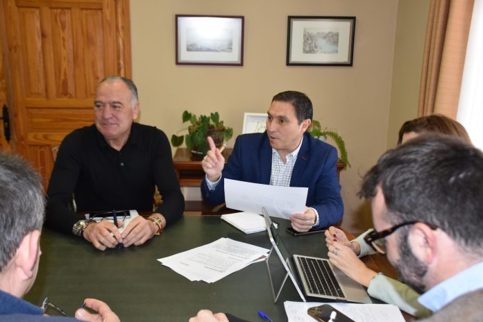 Reunión entre la Diputación de Cuenca y el Ayuntamiento de Tarancón. FOTO: Diputación