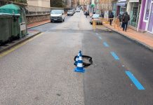 Una pérdida de agua por las obras de la Red de Calor: el origen del socavón en Ramón y Cajal