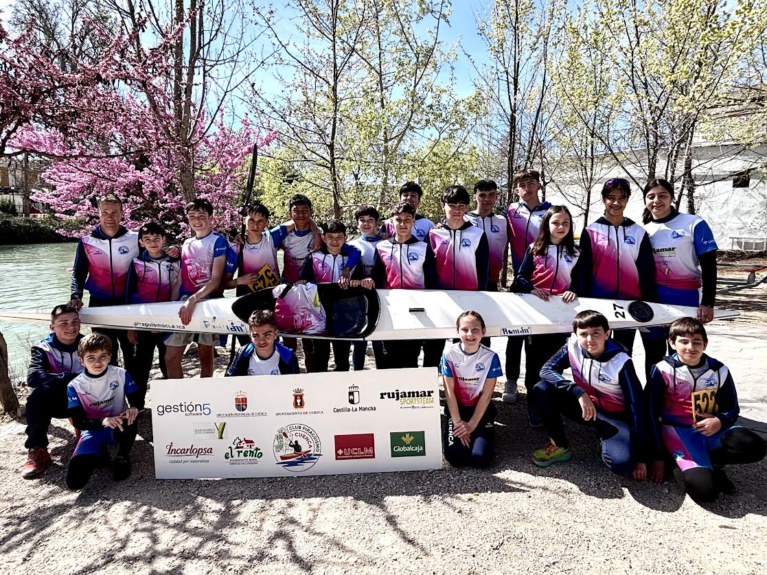 El Club de Piragüismo Cuenca, subcampeón del campeonato autonómico de Madrid