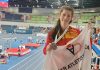 Aída López, medalla de plata en el Europeo Máster de Pista Cubierta