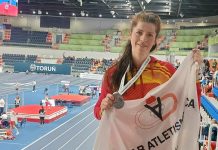 Aída López, medalla de plata en el Europeo Máster de Pista Cubierta