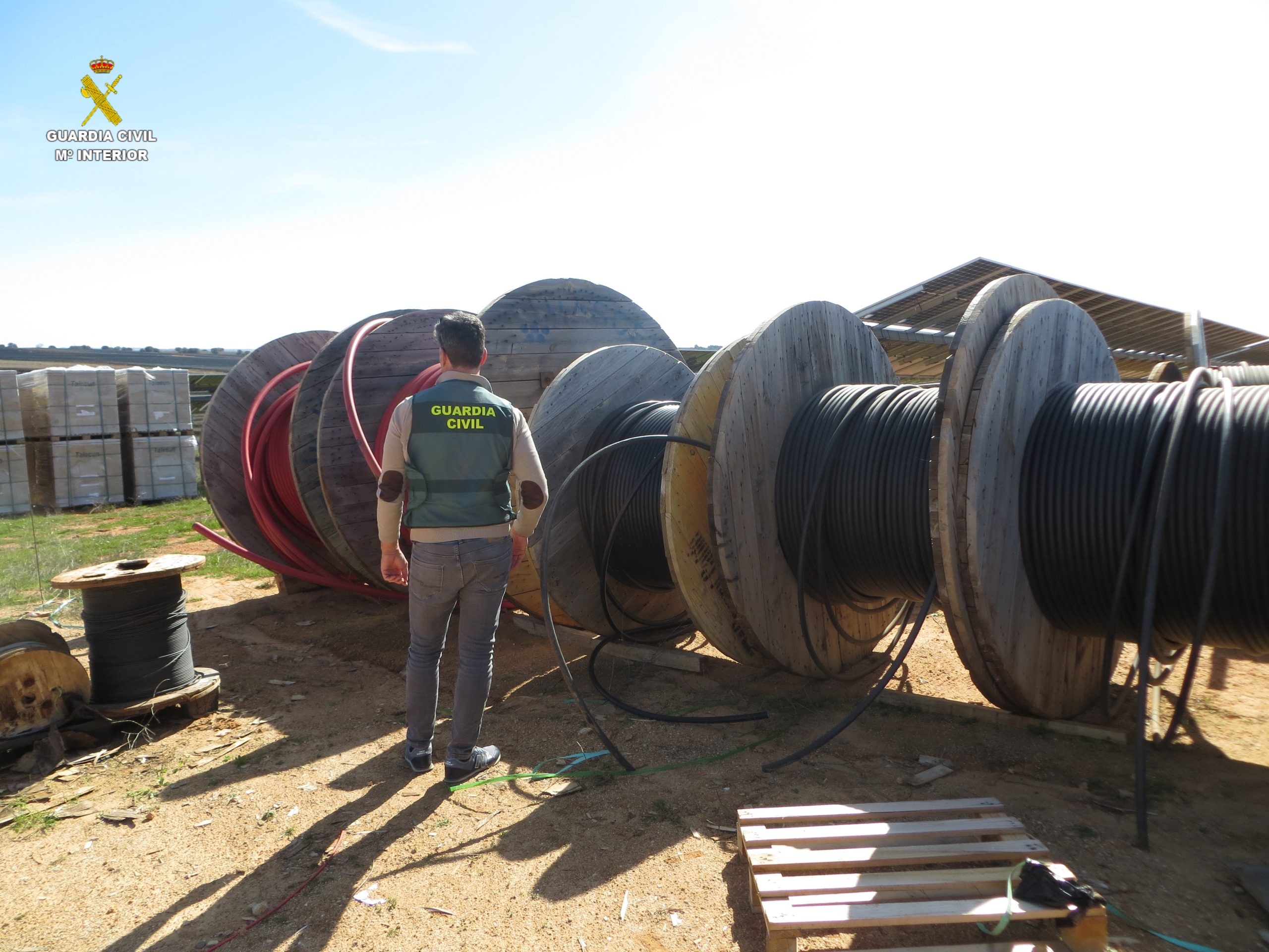 Investigan a cinco hombres dedicados al robo de cable de cobre en la Manchuela conquense