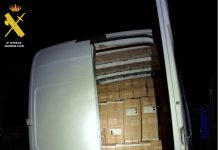 Detenidos cuando robaban mercancía en un camión aparcado en un área de servicio de la A-3