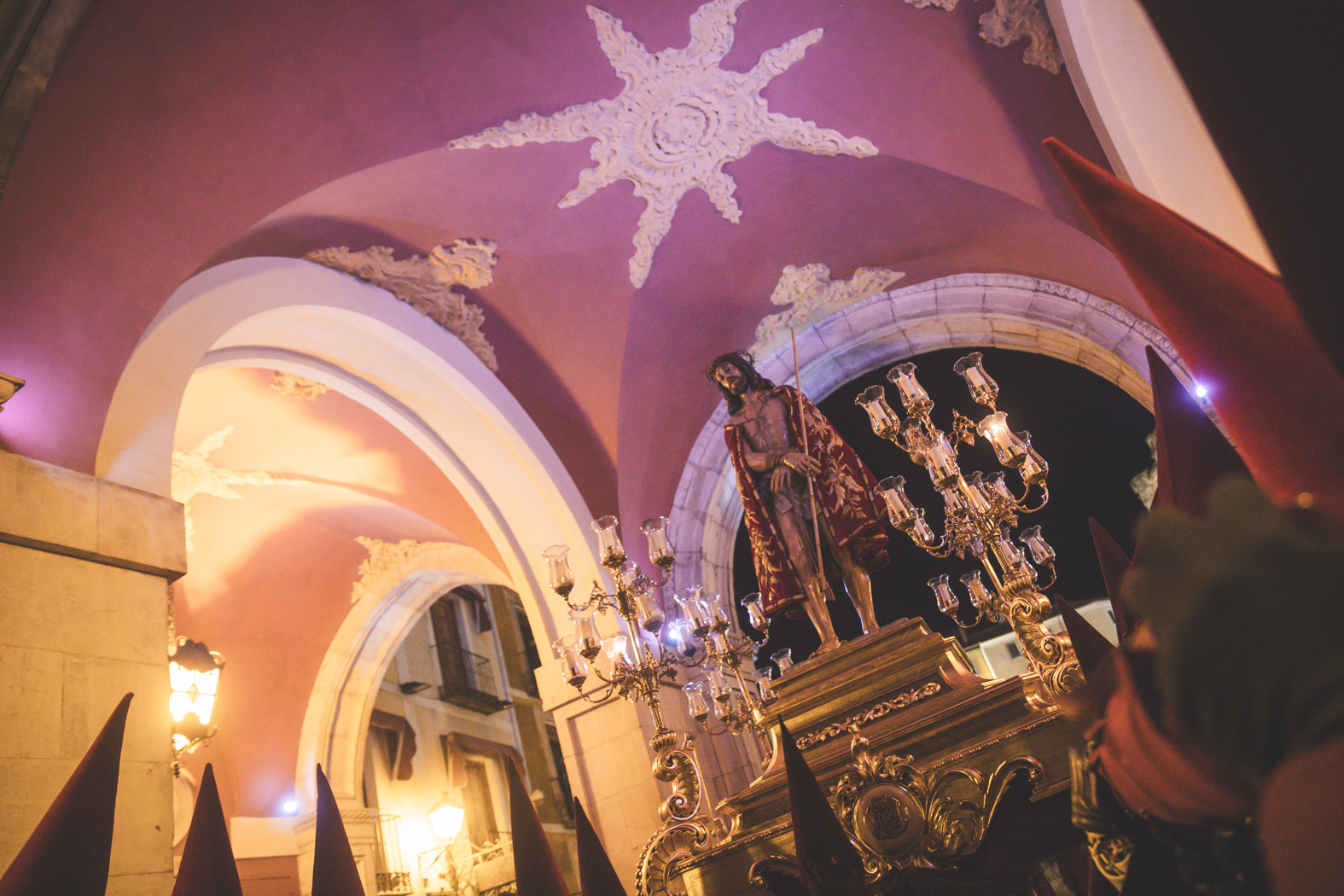 Jesús con la Caña en el Ayuntamiento. Foto: Álex M. Simón