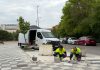 El plan de mantenimiento urbano llega a las inmediaciones del Parque de Santa Ana