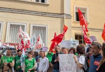 Movilización contra «el deterioro» de los derechos de los trabajadores de la Diputación