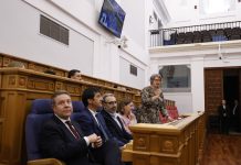 Imagen de las Cortes de Castilla-La Mancha en el Pleno de hoy. FOTO: Cortes de Castilla-La Mancha