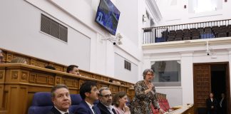 Las Cortes de Castilla-La Mancha respalda las nuevas reglas de explotación del trasvase Tajo-Segura Imagen de las Cortes de Castilla-La Mancha en el Pleno de hoy. FOTO: Cortes de Castilla-La Mancha